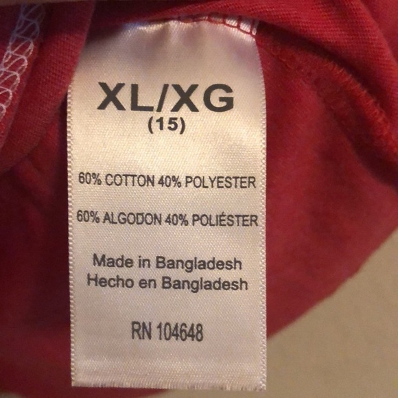 WISCONSIN Badgers XL Juniors top - Picture 5 of 6